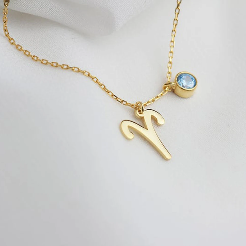 

Personality Charm Zodiac Matching Birthstone Stainless Steel Ladies Bracelet Very Simple Pendant Bracelet Fashion Jewelry Gift