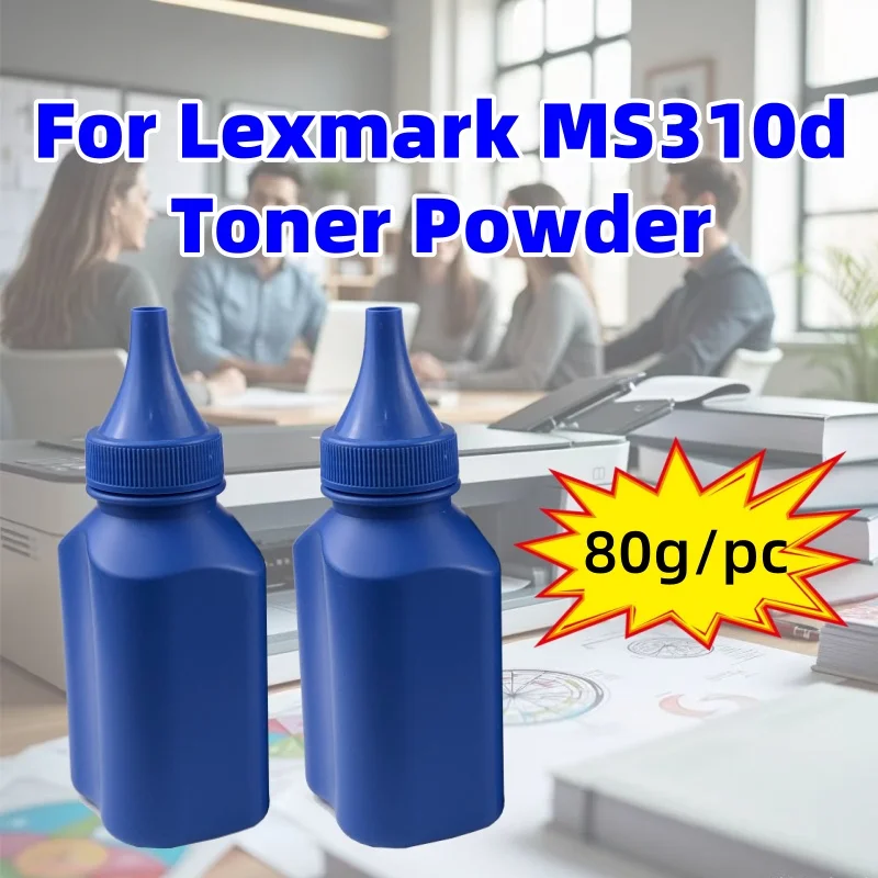Фото Черный тонер-порошок, совместимый с картриджем для принтера Lexmark MS310d 310dn 312dn MS410d 410dn 415dn MS510dn MS610dn 610de 610dte №1