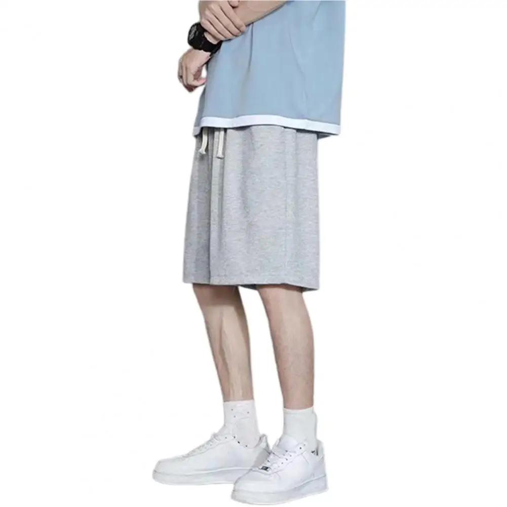 

Beach Shorts Relaxed Fit Men Shorts Elastic Waist Straight Leg Shorts