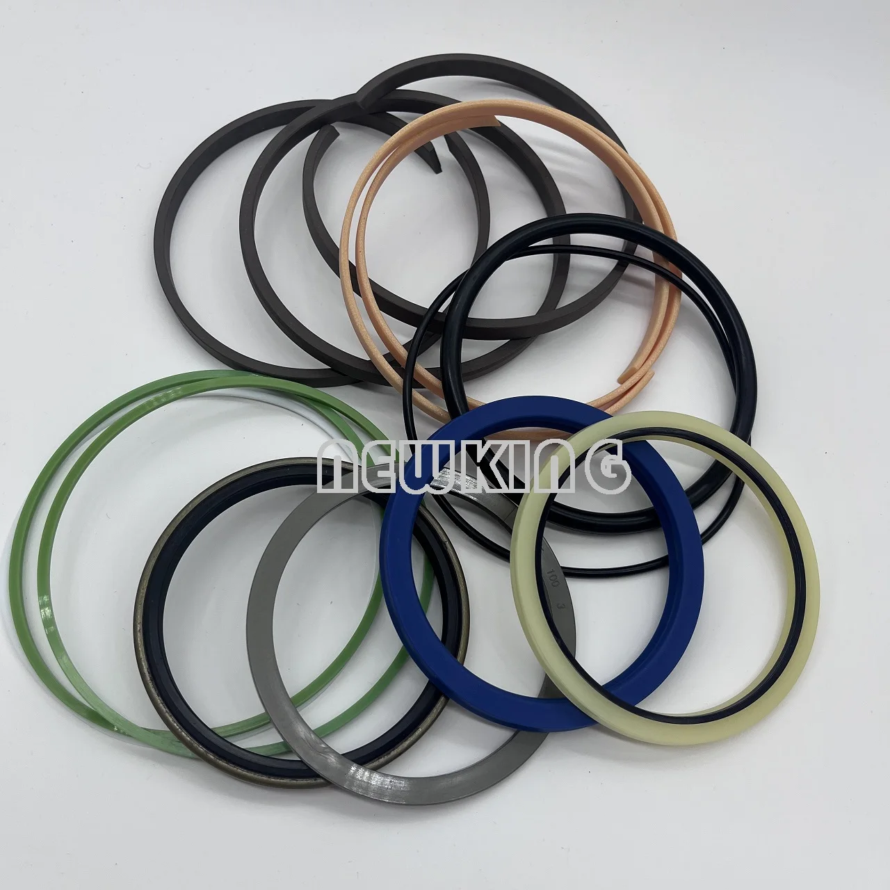 

Excavator E320C E320D Boom Bucket Arm Seal Kit for Cater-pillar Hydraulic Cylinder Repair Kit Oil Seal 247-8868 247-8878