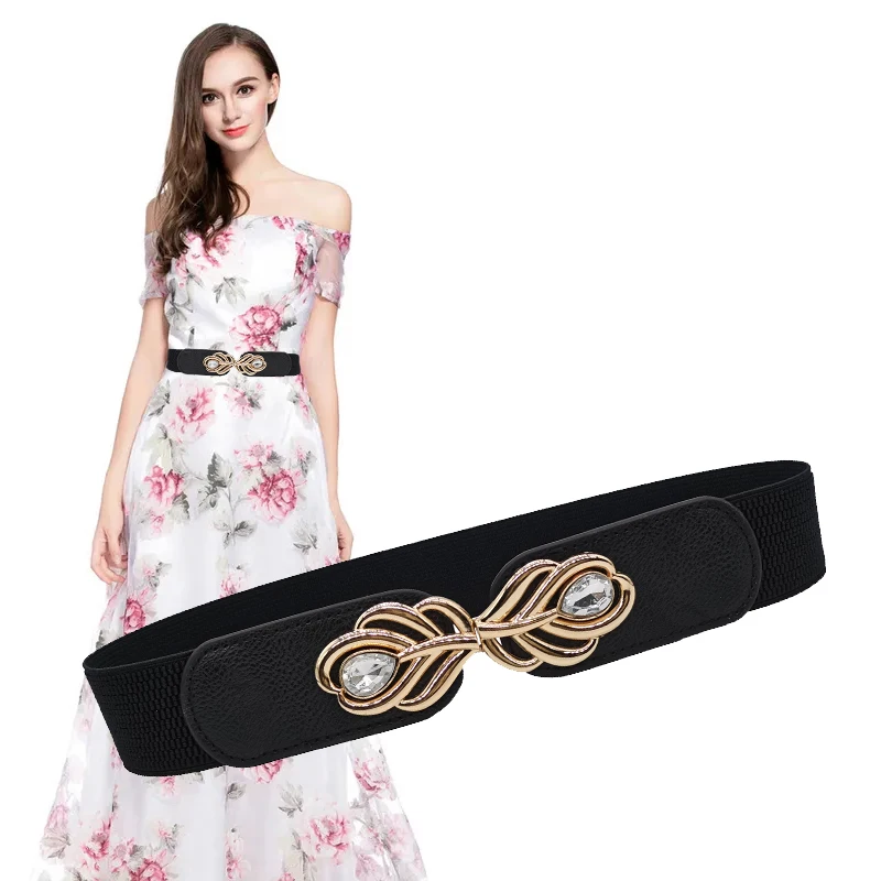 

High Quality Fashion Dress Ceinture For Women Variety Style Set With Diamonds Luxury Girdle Ladies Wide Waist Seal Belts