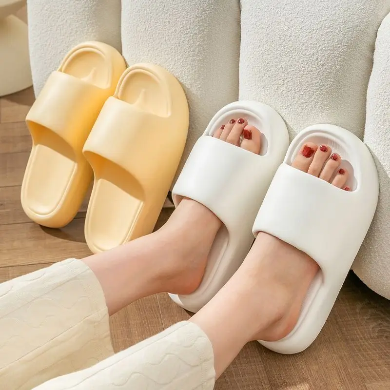 Women Platform Slippers Summer Beach Soft Sole Sandals Leisure Indoor Bathroom Anti-slip