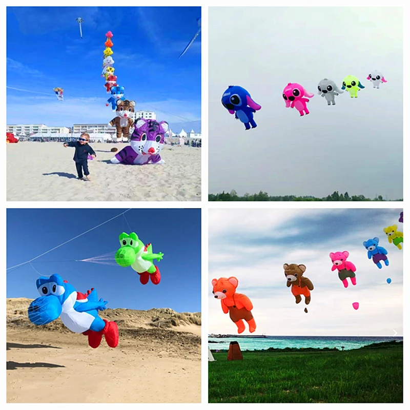 Бесплатная доставка гигантский мягкий воздушный змей ветряные weifang катушка для