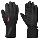 Спасательные зимние женские перчатки с подогревом черные спортивные лыжные варежки для мужчин мотоциклетные термоперчатки с защитой от нагрева и ветра S88