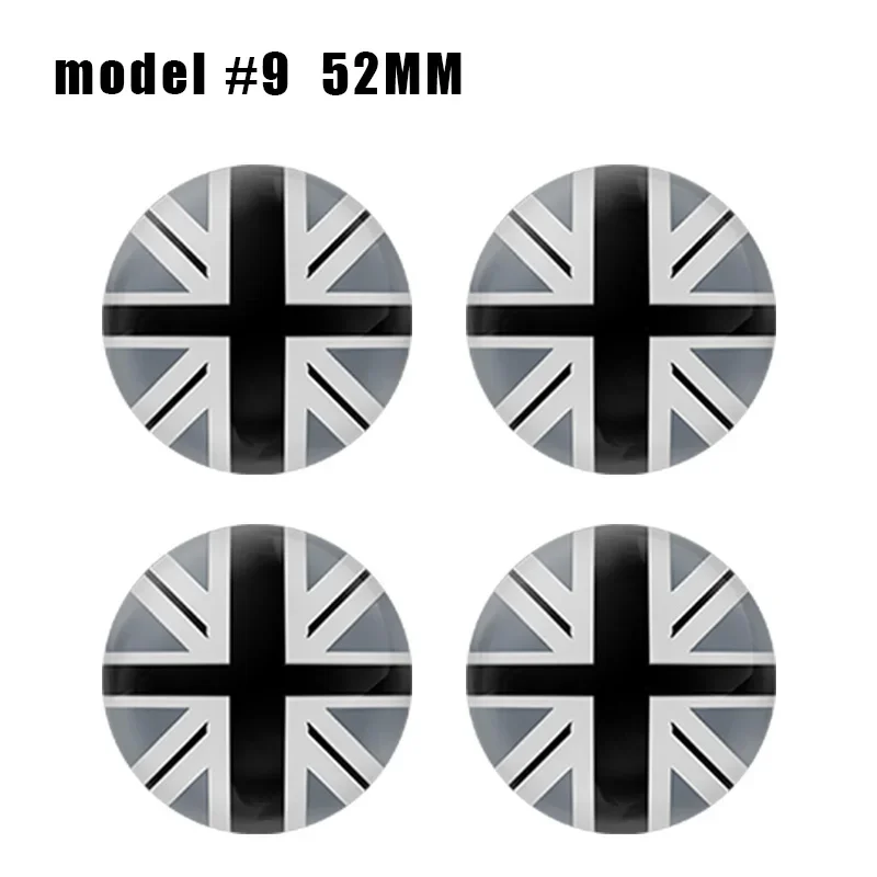 

4 шт., 52 мм, крышки центральной ступицы колес автомобиля, значок, аксессуары для Mini Cooper JCW R50 R52 R53 R56 R57 R58 R60 Countryman