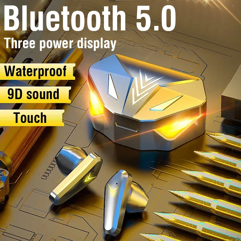 

2022 TWS Earphone Bluetooth 5.0 Touch Control 3000mAh Charging Box Wireless Headphone Stereo Sports Waterproof Earbuds Headsets