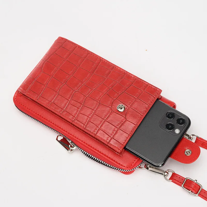 Женский кошелек на одно плечо сумка через для сотового телефона модный