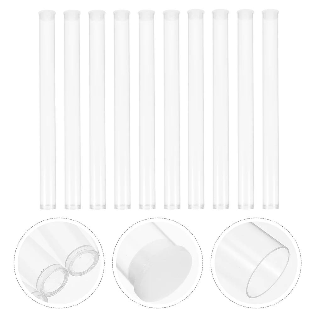 

Holder Tube Stick Box Storage Acrylic Container Tubes Canister Tea Sticks Clear Jar Test Burner Portable Cone Church Stand Round