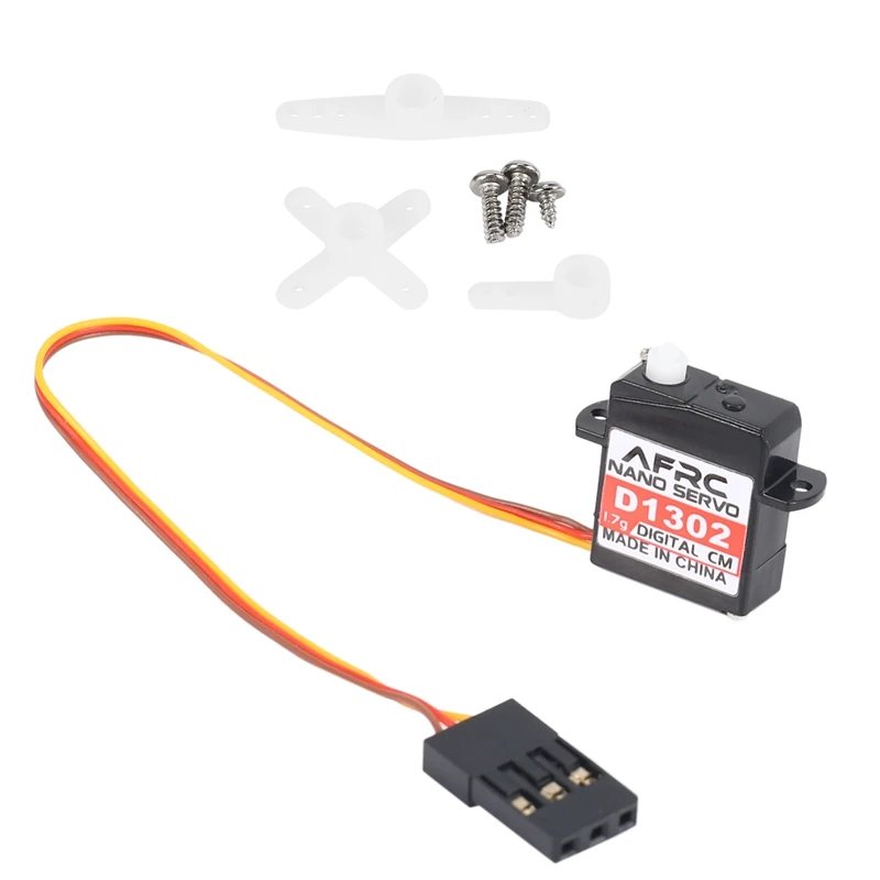 

1PCS D1302 Mini 1.7G Large Torque Mini Digital Servo JST Connector For RC Model Drone Airplane Helicopter