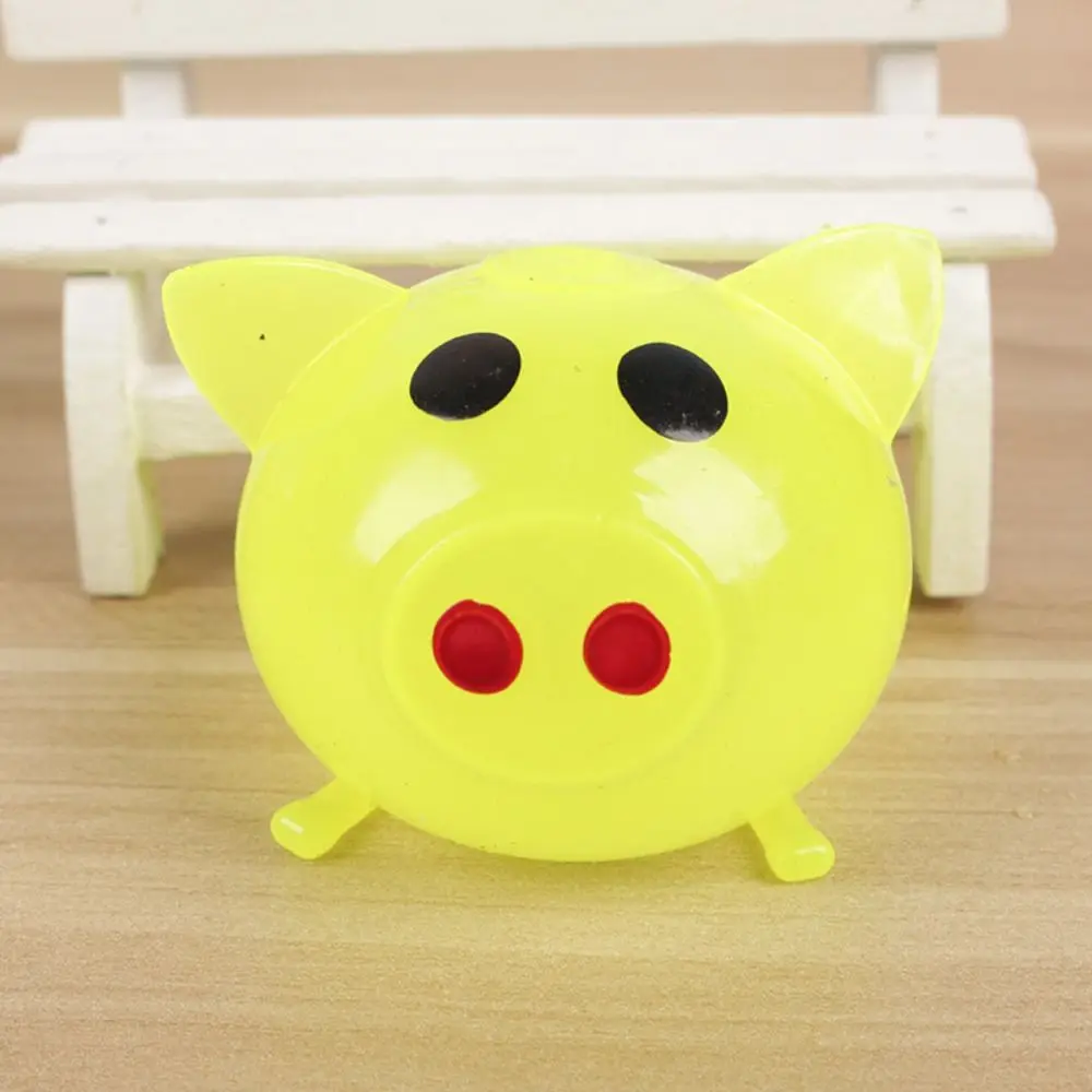 Sticky Pig Head Water Ball Toy Splat Vent Jello Fidget Забавная милая игрушка для малышей