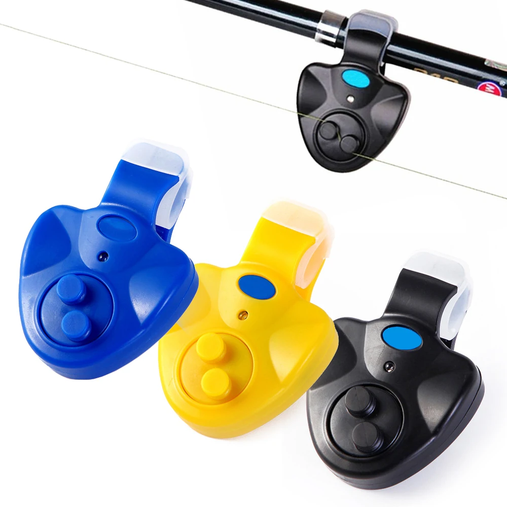

Fishing Fish Bite Alarm Electronic Buzzer on Fishing Rod with Loud Siren Daytime Night Indicator With Battery
