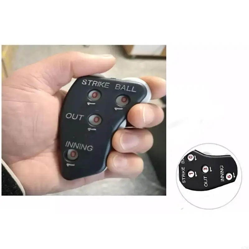 G7NF Baseball Clickers 4 Кольповые бейсбольные кликеры судьи для сбора