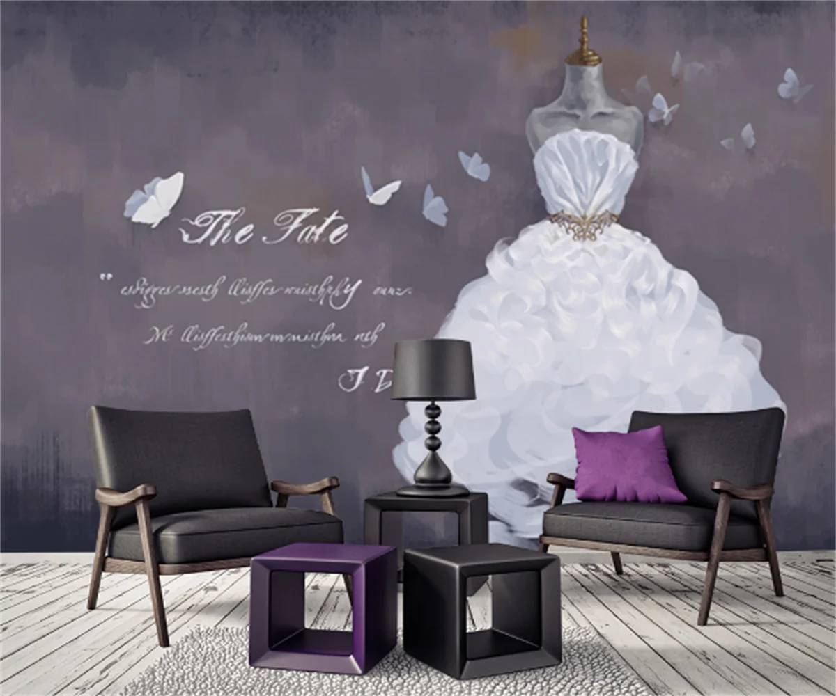 

Индивидуальные 3D обои любого размера, фрески, европейские и американские ностальгические ретро балетные принадлежности, танцевальный зал, ...