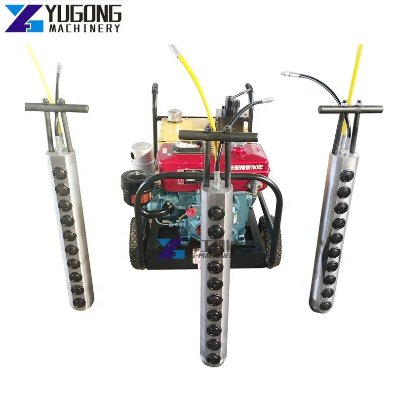 

High Speed Shock Absorber Rock Splittiing Machine Hydraulic Cylinder Piston Rod Portable Rock Splitter Concrete Rock Splitter