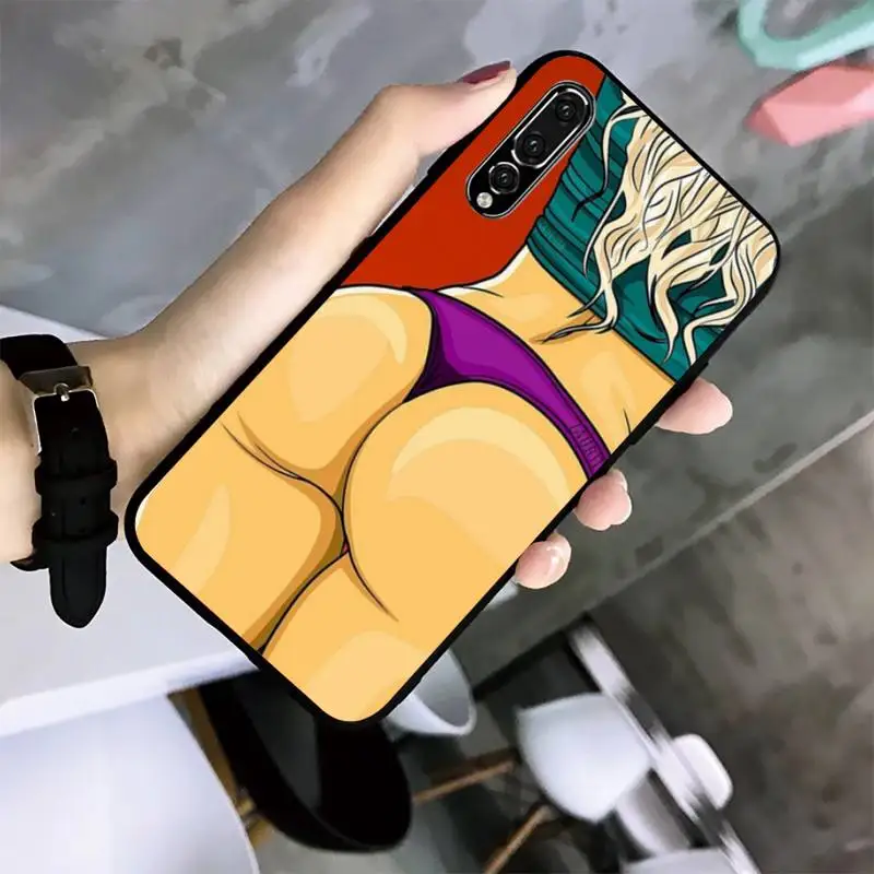 Сексуальный чехол для телефона с изображением девушки бикини Huawei G7 G8 P7 P8 P9 P10 P20 P30