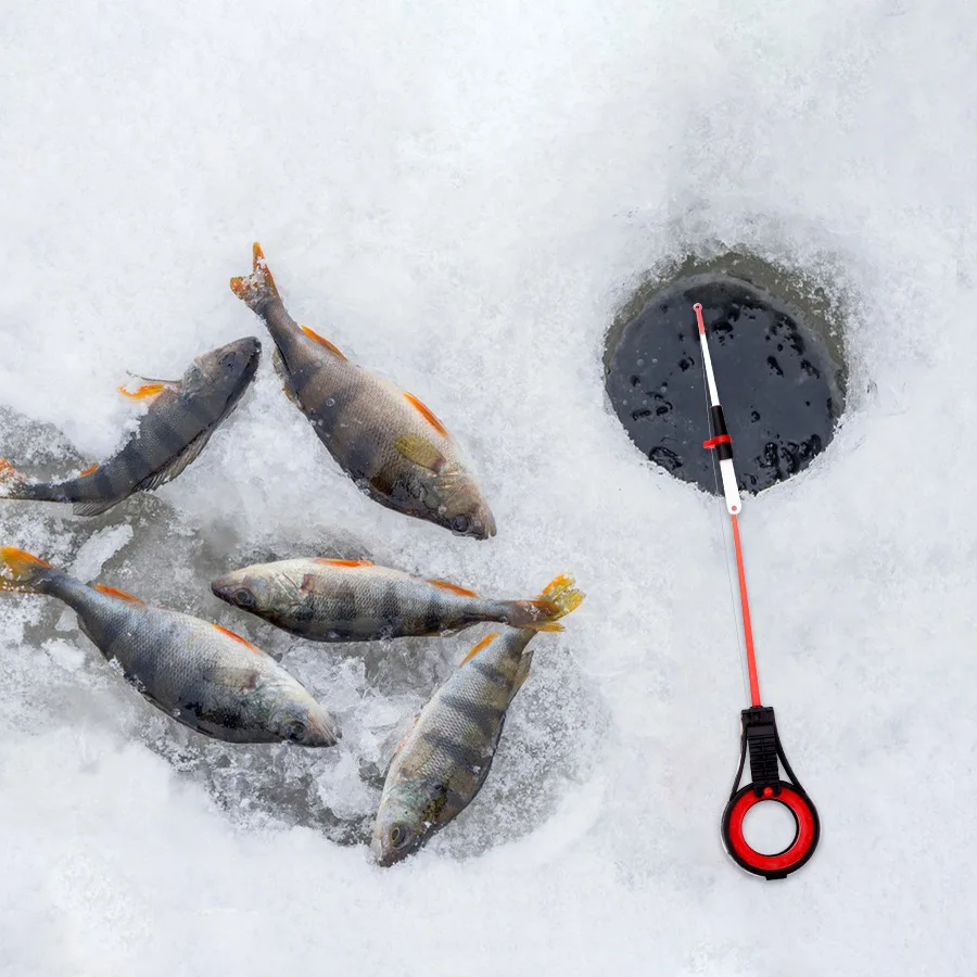 Портативная удочка для подледной рыбалки удлинитель ультралегкий с