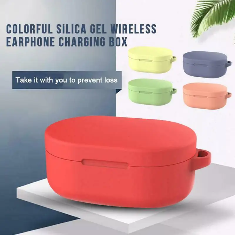 

Anti-drop Cover Headphone Case Liquid Silicone Protective Case Tws Headphone Tpu Silicone Case With Hook 2023 Soft Shell