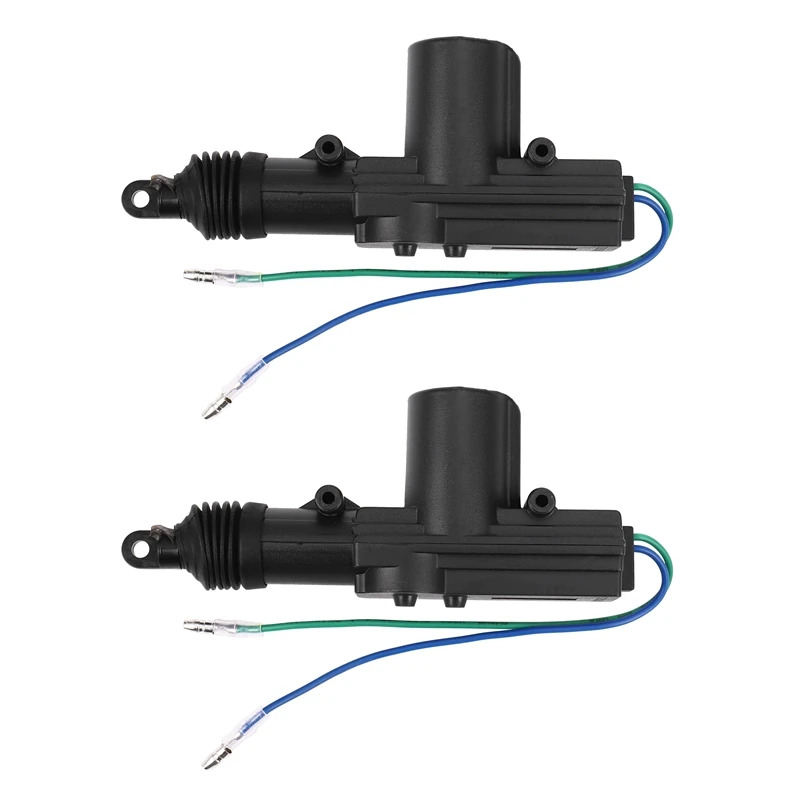 

2Pc 360 Degree Rotation Car Auto Remote Central Lock Alarm Security Kit 2 Door Bracket Locking Power Keyless Entry System