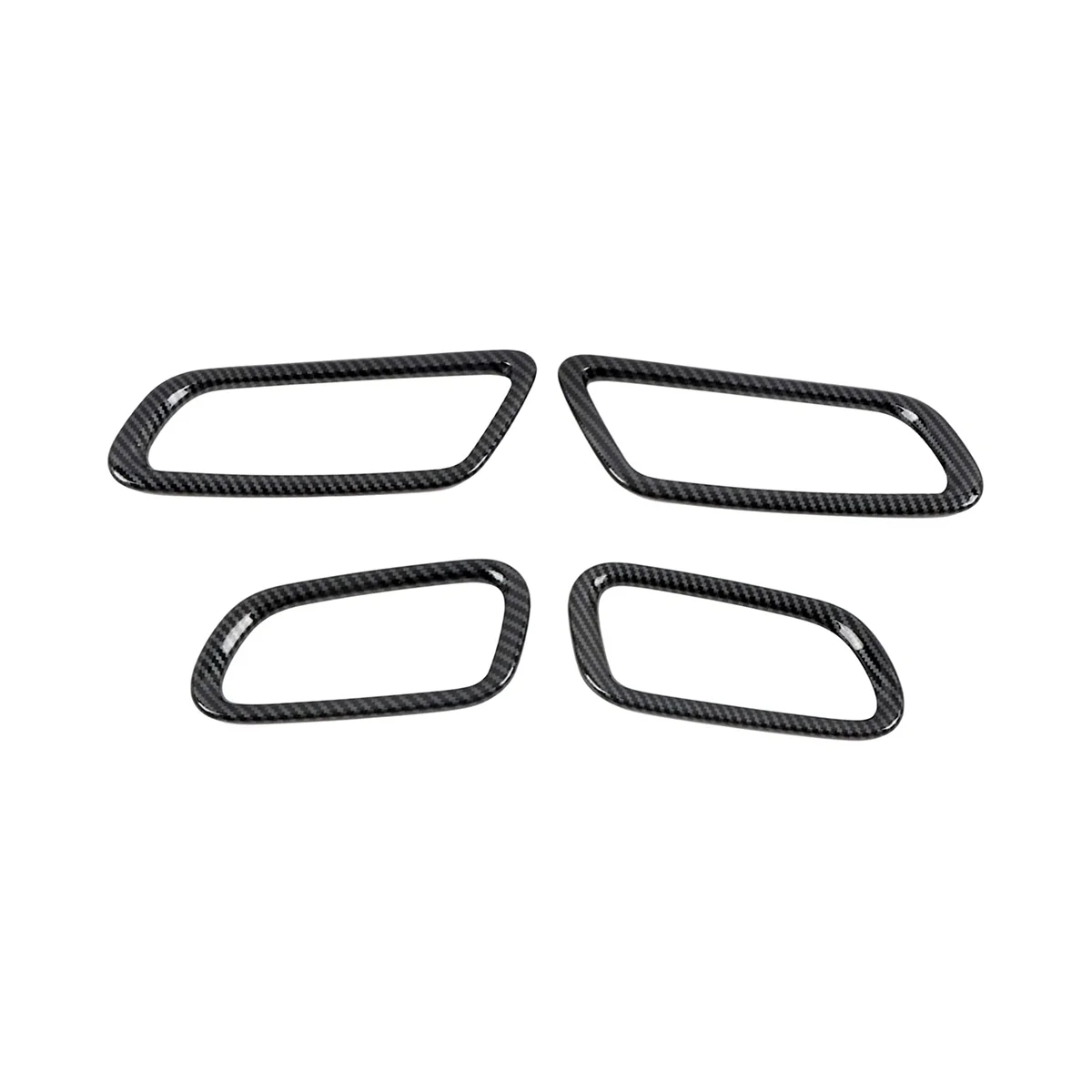 

Inner Door Handle Bowl Cover Sticker Trim for Dodge Durango 2021 2022 Car Accessories, ABS Carbon Fiber
