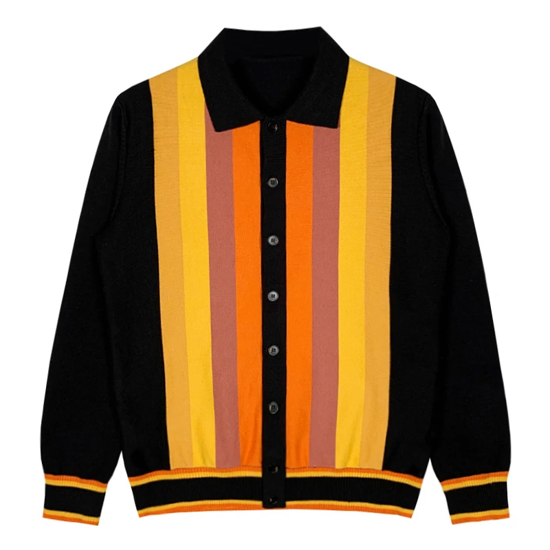 

2022 New Top Grade Spring Autum Brand Fashion Mens Kintted Cardigan Sweater Casual Woolen Male Coats Jacket Man Clothes Q75