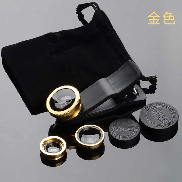 3 в 1 объектив рыбий глаз с зажимом 0 67 X | Мобильные телефоны и аксессуары