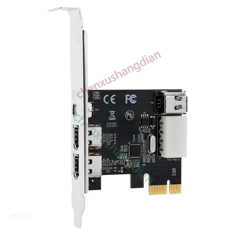 ДЛЯ карты захвата PCIe до 1394 четырехпортовая карта расширения 400/800 1394b 6-контактная