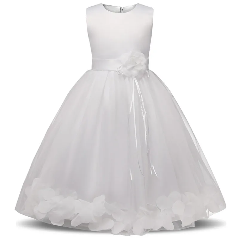 Flower Christmas Girl Dress Wedding Princess Tutu Party Events Dresses For Teenage Ceremonies Kids Children Clothes | Детская одежда и