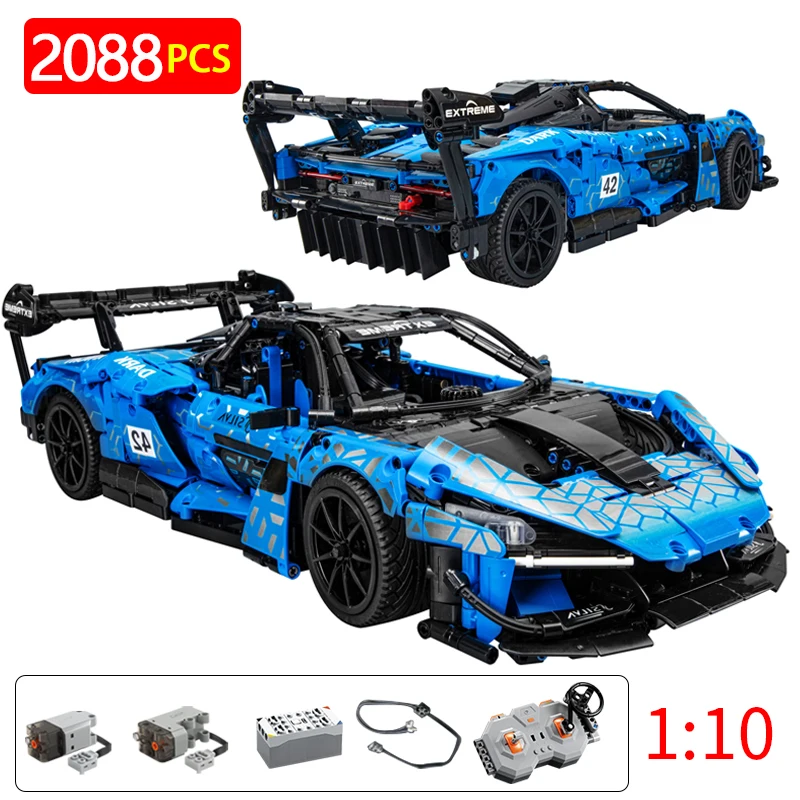 

2088 шт., Детский конструктор «гоночный автомобиль»