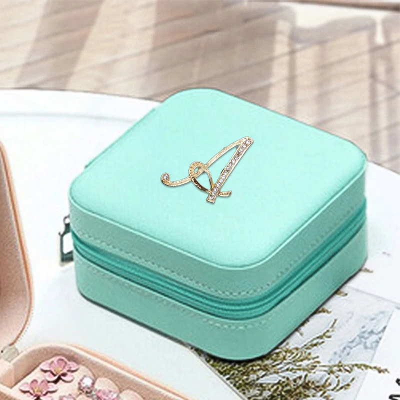 Women Luxury Leather Jewelry Organizer Display Travel Jewelry Case Boxes Girls Storage Jewelry Box Holder Gifts 2022 Fashion