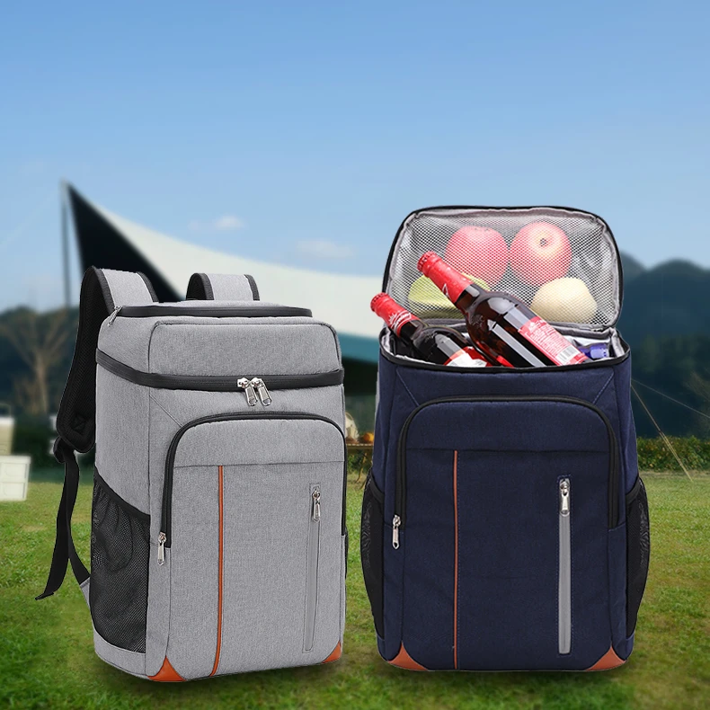 

22L Cooler Bag 100% Leakpoof Large Capacity Insulated Bag Cooler Car Refrigerator For Food Outdoor Picnic Beach Thermal Bag