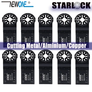 NEWONE 1-38 дюйма Starlock E-cut биметаллические многопильные диски, колеблющиеся лезвия для резки дерева, гипсокартона, металла