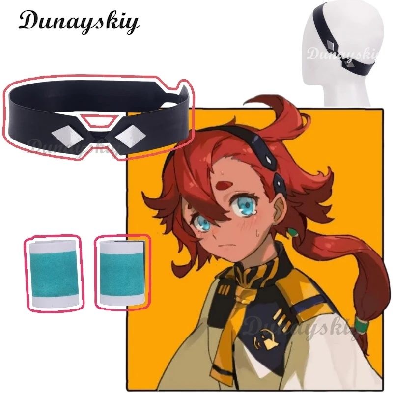 Женская заколка для волос The Witch from Mercury Suletta повязка на глаза косплея