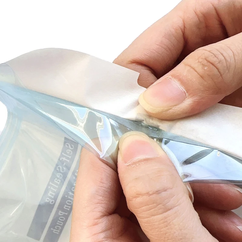 100 шт. самозапечатывающиеся пакеты для стерилизации 4 размера одноразовые