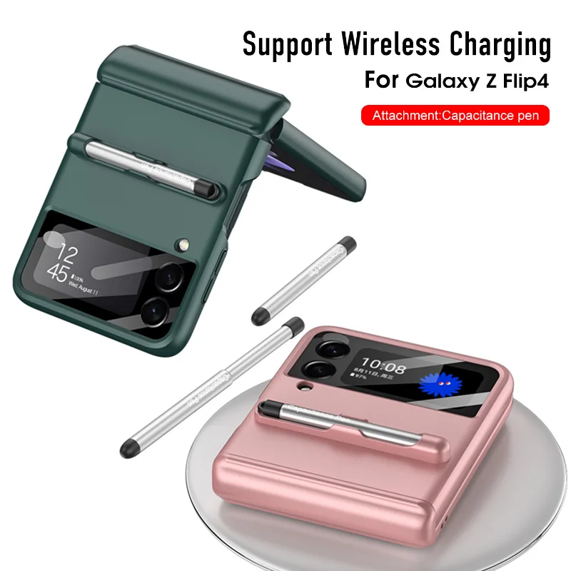 

Чехол для телефона Samsung Galaxy Z Flip 3 4 магнитные петли с емкостной ручкой чехол для объектива камеры Samsung Z Flip 4 Flip 3 5G