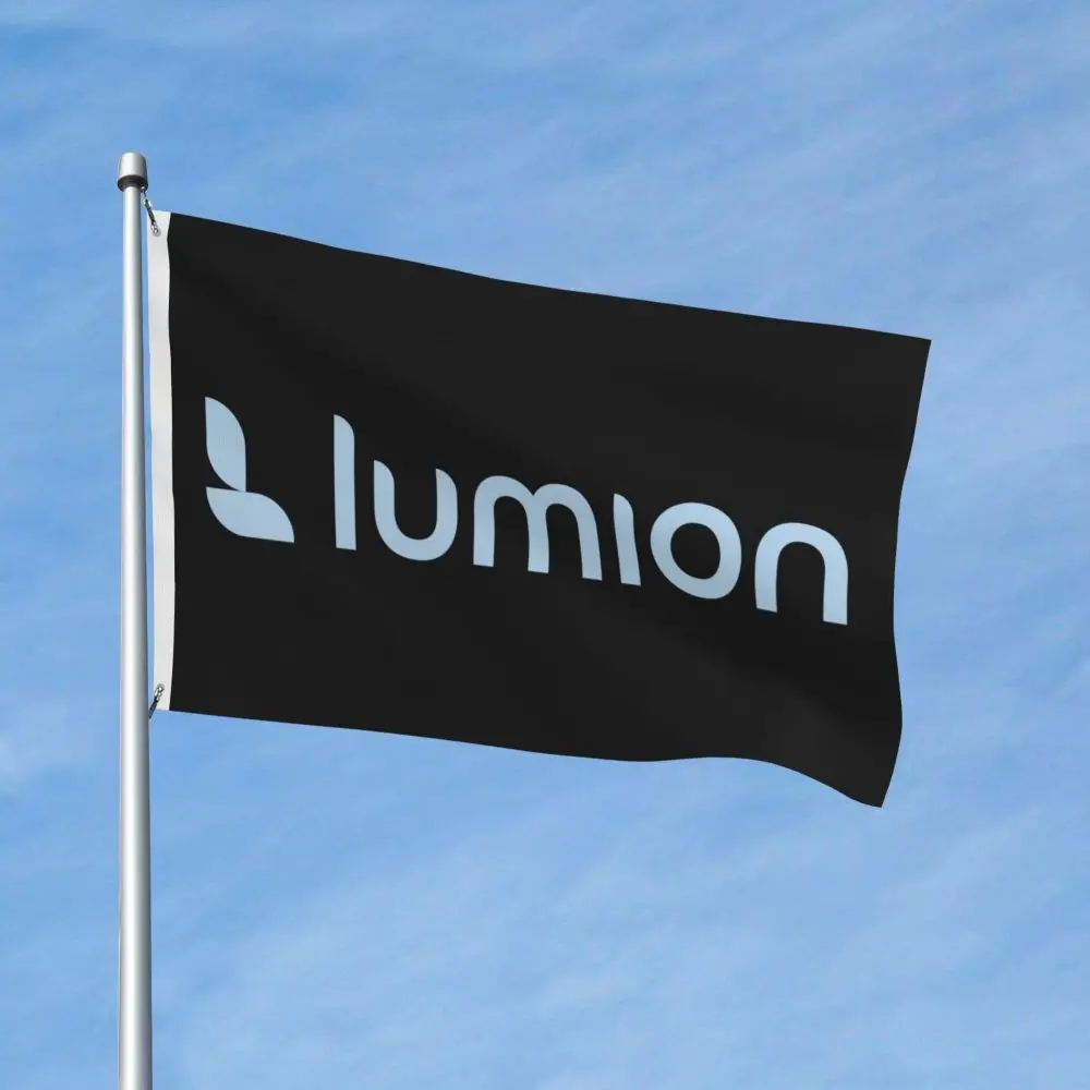 НОВЫЙ двухсторонний баннер Lumion флаг Бриз садовый декоративный для вечеринки 3x5