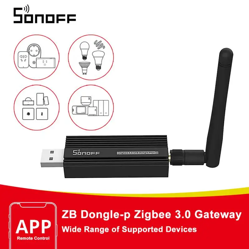 

SONOFF ZB Dongle-P Zigbee 3,0 USB Dongle Plus Универсальный Zigbee шлюз с поддержкой через ZHA или Zigbee2MQTT Sonoff Zigbee Series