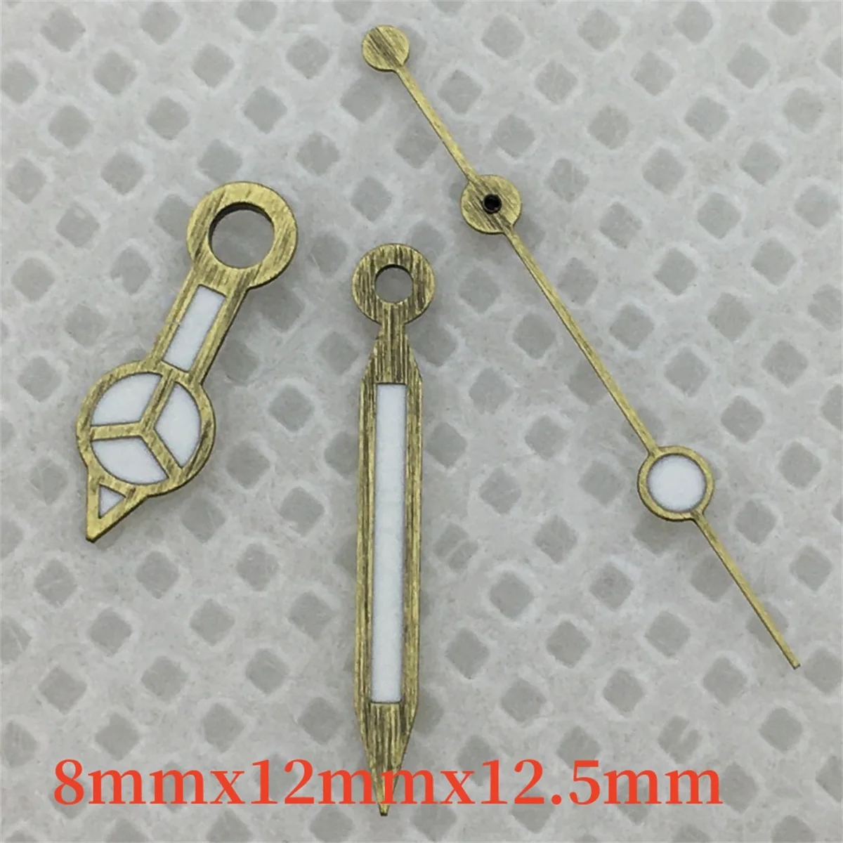 Бронзовые стрелки BLIGER подходят для механизма NH35 PT5000 детали мужских часов зеленые