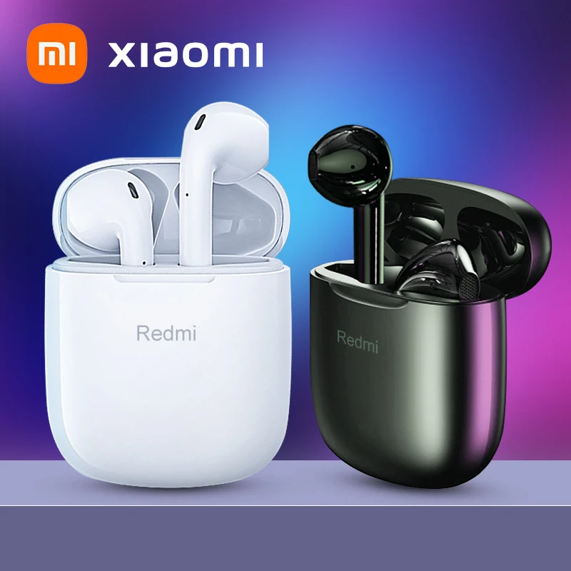 Беспроводная Bluetooth-гарнитура Xiaomi Redmi, TWS-стереонаушники, спортивные водонепроницаемые наушники с сенсорным управлением и микрофоном, новинка 2023