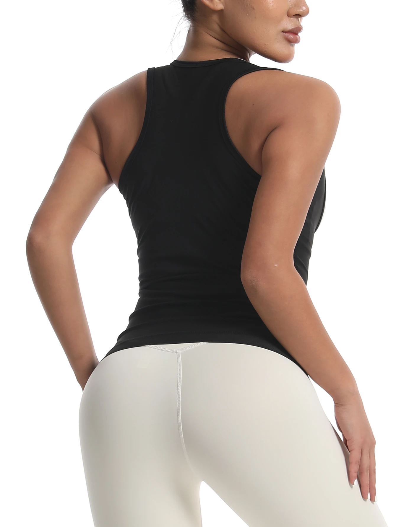 Женский корректирующий жилет для спорта и фитнеса полиэстер средняя поддержка