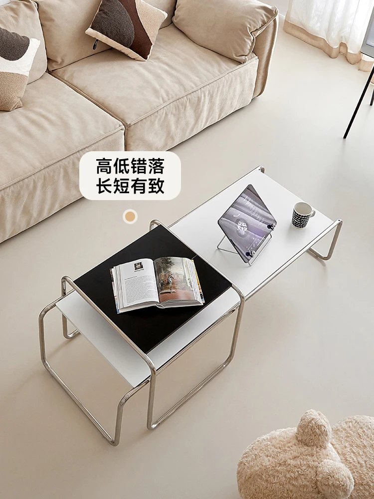 Кофейный столик Lazio в нордическом минималистичном дизайне длинный кофейный из