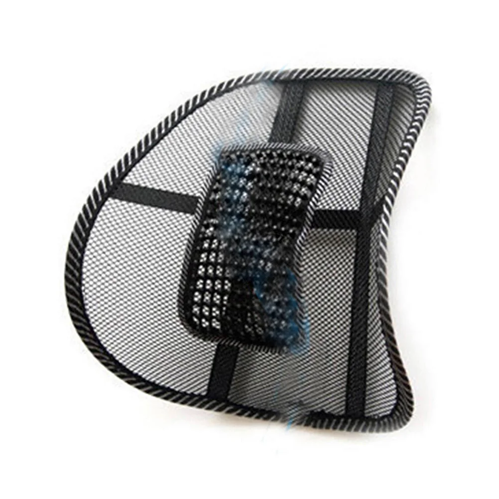 

Черная сетчатая Автомобильная подушка, поддержка талии, поддержка спины офисного кресла