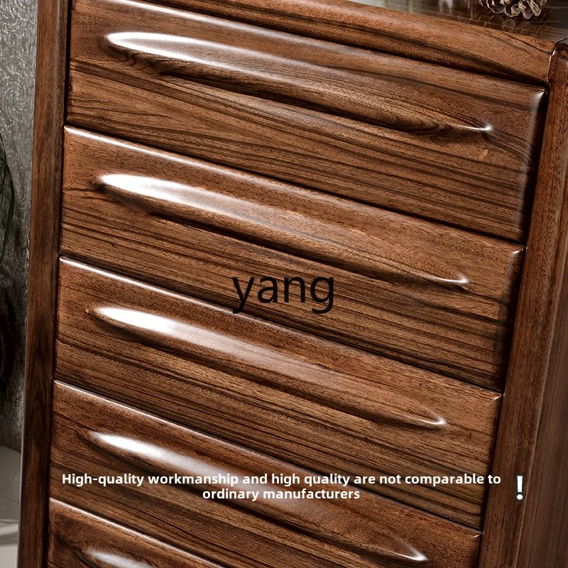 XYY черный орех четыре или пять сундука простой гостиная спальня с ящиками шкафчик