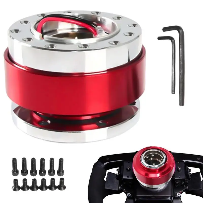 

Car Universal Steering Wheel Snap Off Quick Release Hub Adapter Kit Car Quick Release Device Auto Modification Accessories