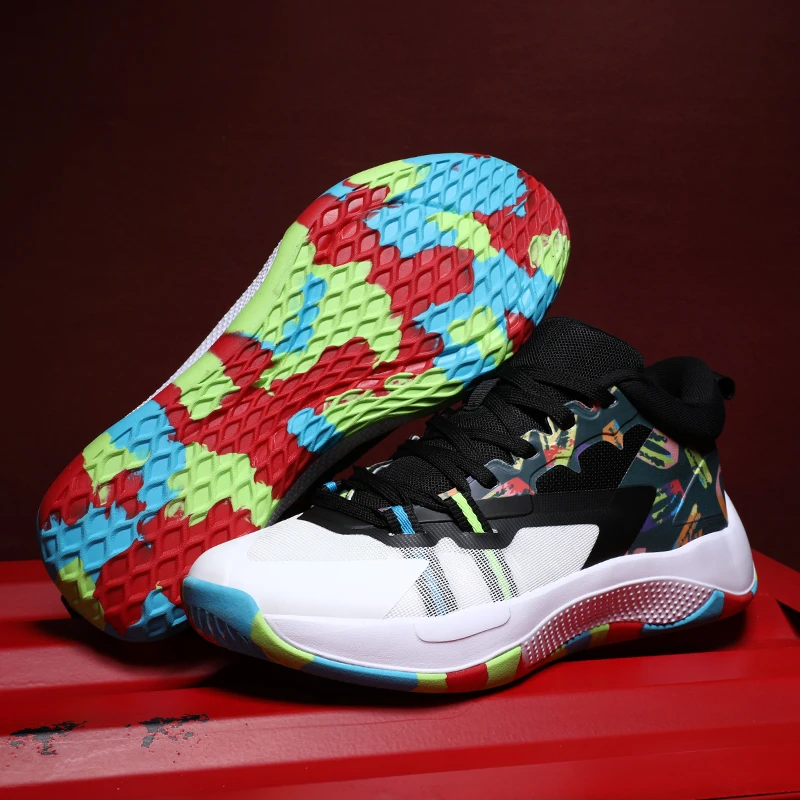 

Unisex Top-quality Men Basketball Shoes Kids Sneakers Women Outdoor Non-slip and Wear-resistant Sports Shoes Walking Shoes 36-45