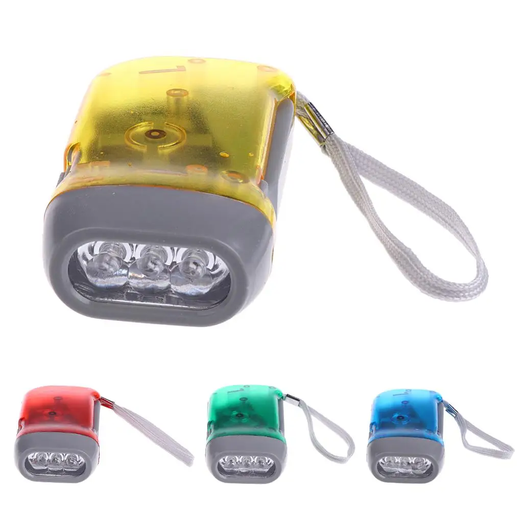 Ручной фонарик для походов с ручным нажатием