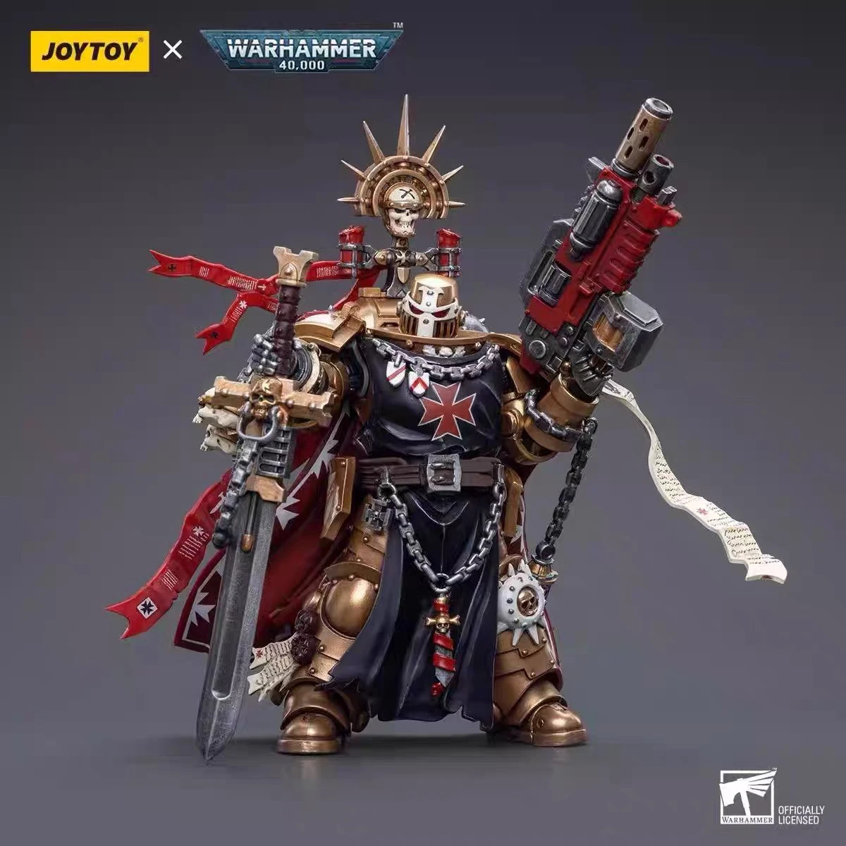 JOYTOY Warhammer40K Черные тамплиеры High Marshal Helbrecht 3 75 дюйма Игровой солдат Фигурка Модель