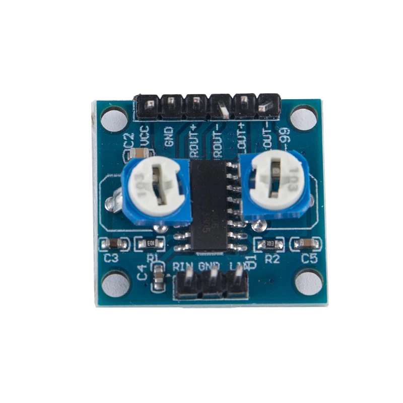

PAM8406 Digital Amplifier Board With Volume Potentiometer 5Wx2 Stereo Module