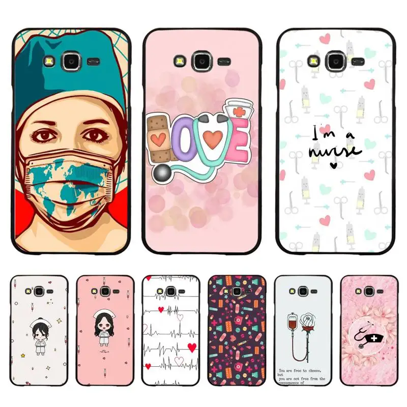 

Nurse Medical Medicine Health Heart Phone Case For Samsung Galaxy J 4plus J6 J5 J72016 J7prime cover for J7Core J6plus Coque