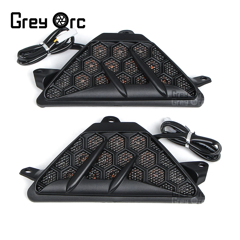 

Для Kawasaki Ninja 400 250 300 650 1000 ZX-6R ZX-4R ZX25R ZX4R ER-6F светодиодные передние указатели поворота мигающая индикаторная лампа