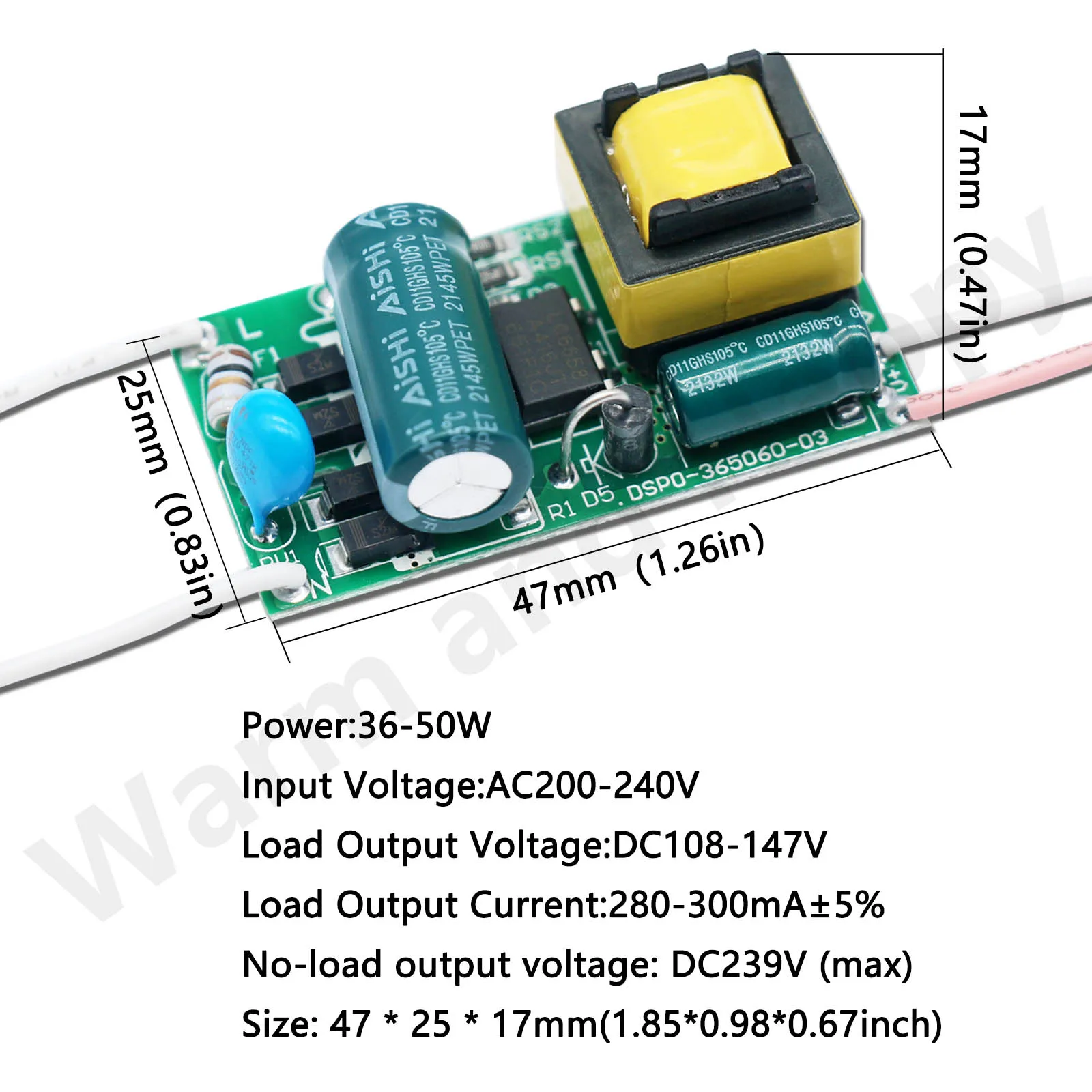 

Трансформатор освещения warm and happy Power unit device No.546 8-50Вт 220В